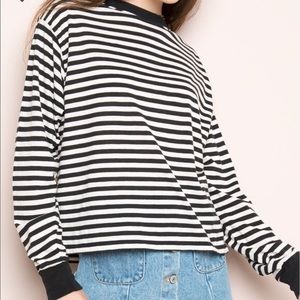 Brandy Melville Striped Gretchen Top